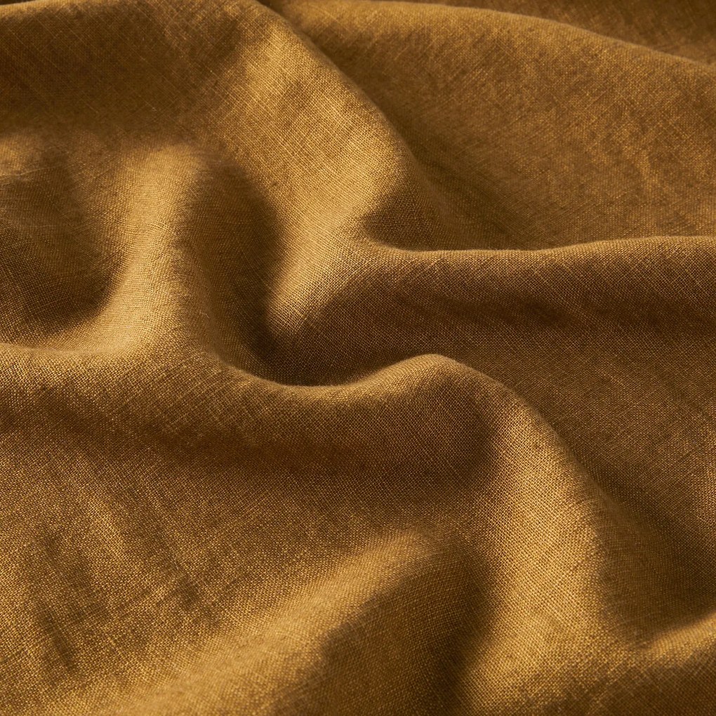 Linnen schermgordijn, met aangerimpelde bies en wave, ELBA