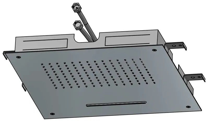 Hotbath Archie inbouw hoofddouche met 2 standen 50cm RVS