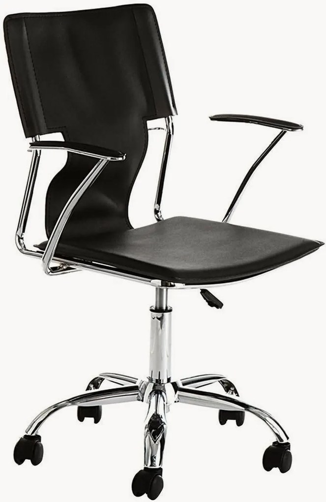 Kunstleren bureaustoel Lynx, in hoogte verstelbaar