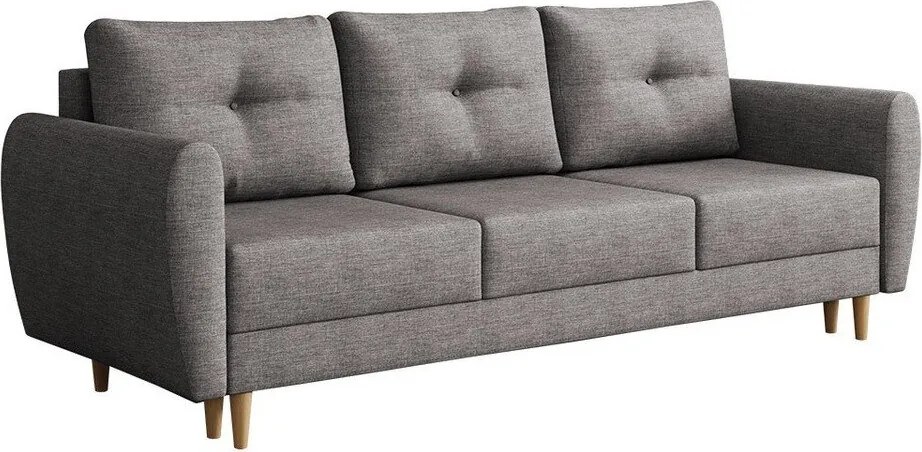 Slaapbank Muncie 102, Aantal zitplaatsen: 4, Aanwezig, 95x235x92cm, 81 kg, Poten: Hout