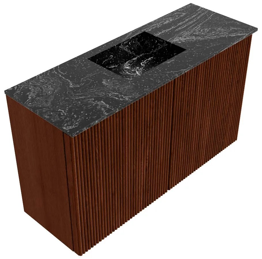 Mondiaz Joya DLux 70cm toiletmeubel ruby met wastafel faye midden 1 kraangat lava