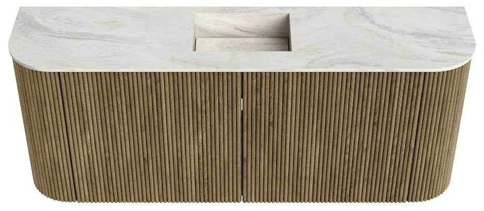 Mondiaz Joya DLux 105cm toiletmeubel ronding links/rechts dusk met wastafel faye midden 1 kraangat ostra
