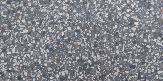 Vtwonen Tegels Terrazzo vloertegel 60x120cm blauw gerectificeerd