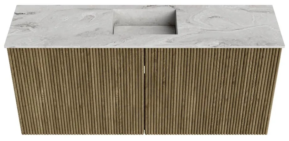 Mondiaz Joya DLux 90cm toiletmeubel dusk met wastafel faye midden 1 kraangat glace
