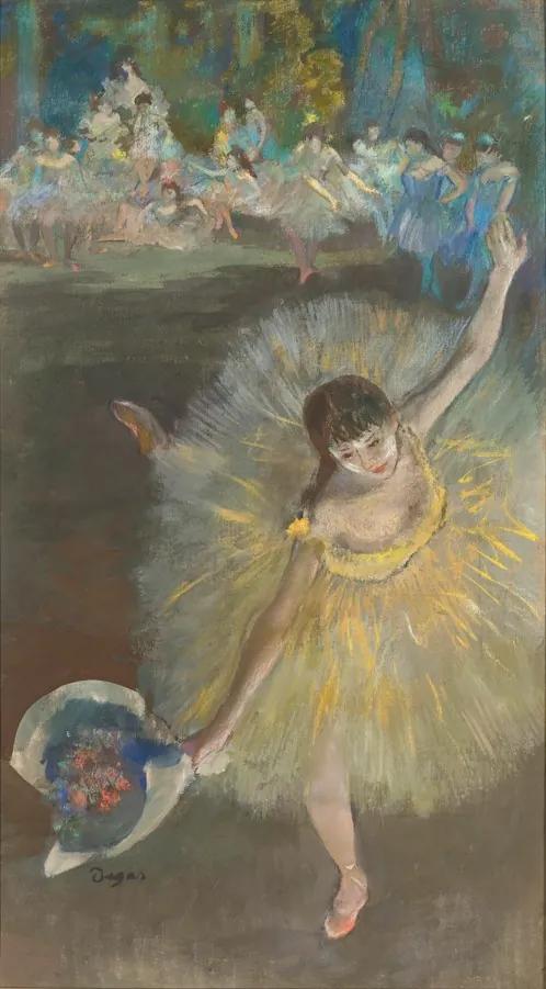 Dancer with a Bouquet Bowing