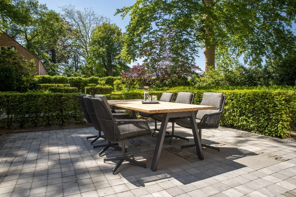 4 Seasons Outdoor Primavera tuinset met Ambassador tafel 240 cm SALE  Tuinset    houtkleur weerbestendig