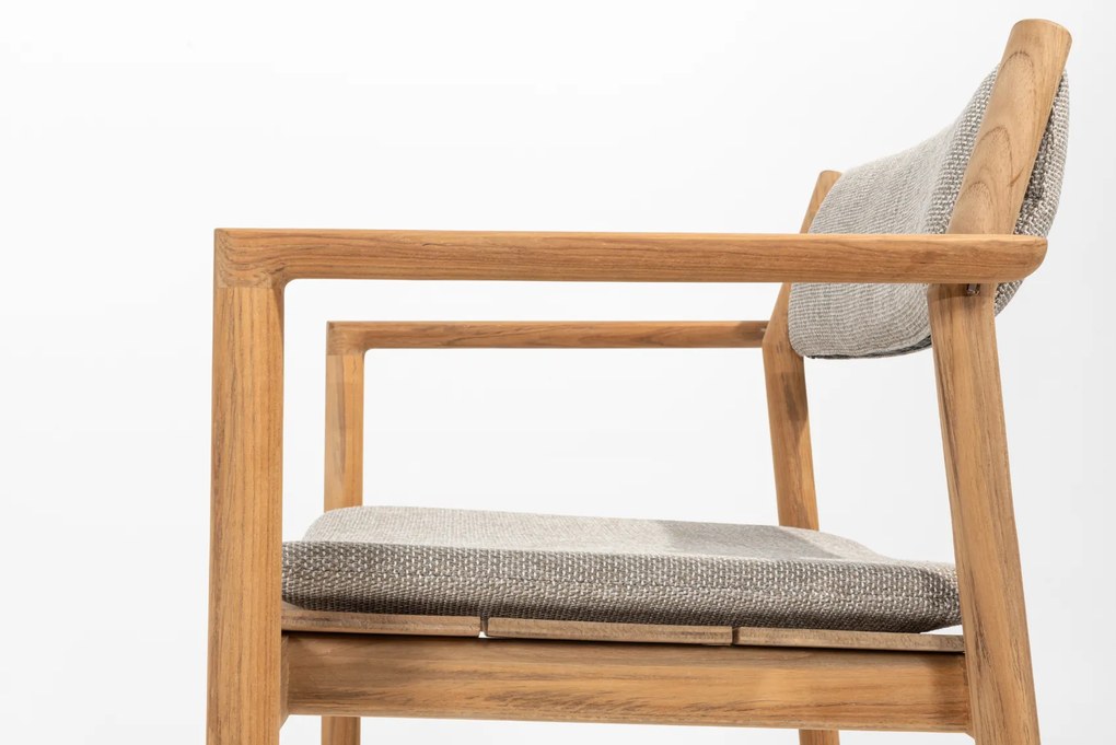 4 Seasons Outdoor Levi teakhouten stapelstoel SALE Tuinstoel houtkleur weerbestendig