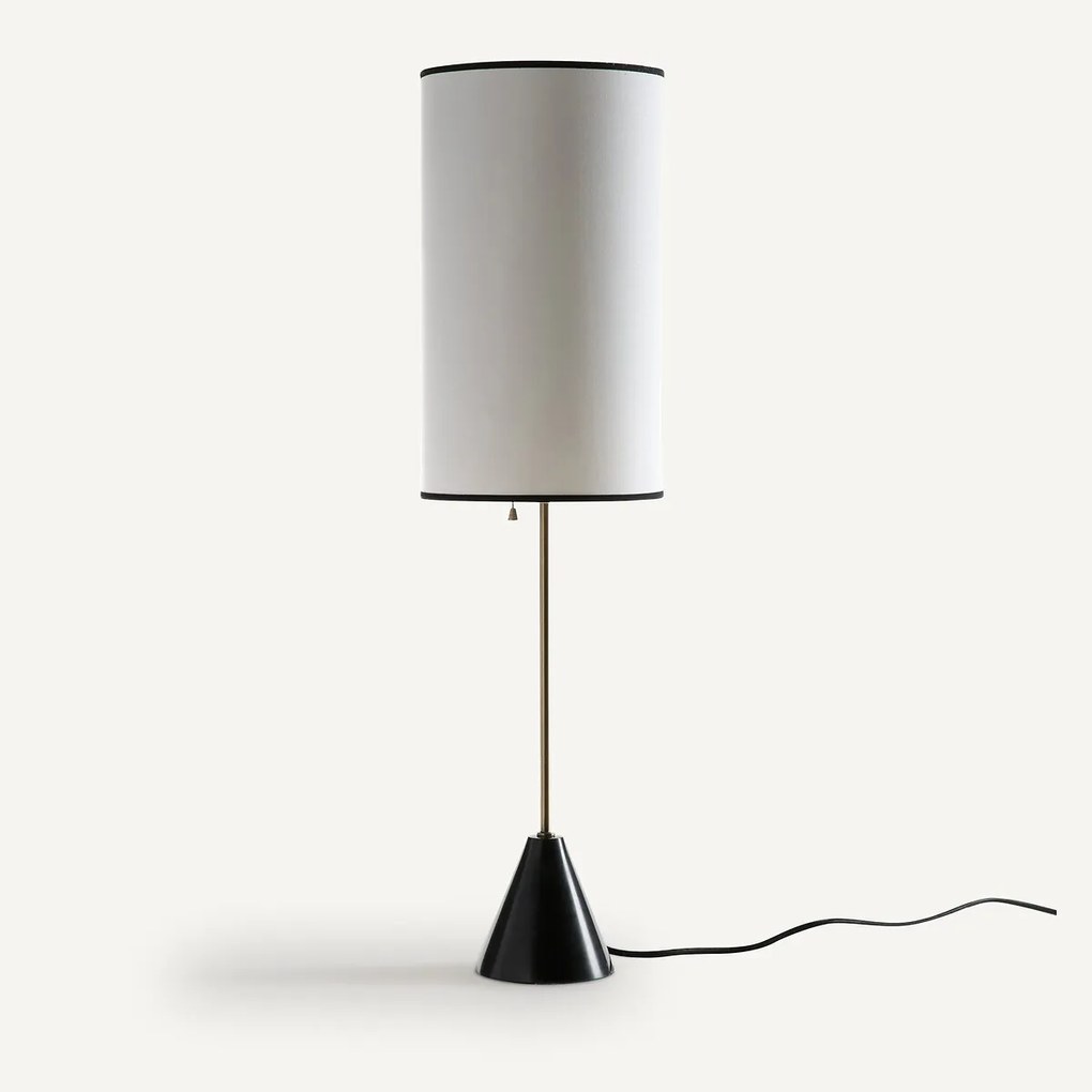 Lamp in marmer en metaal, Sophonie