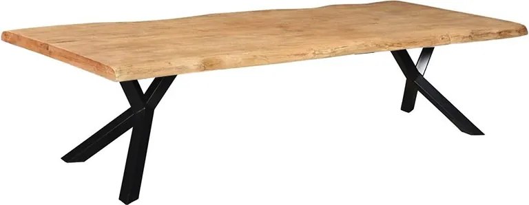 Boomstamtafelblad massief Mango - 220 x 100 cm - Bladdikte 4,0 cm