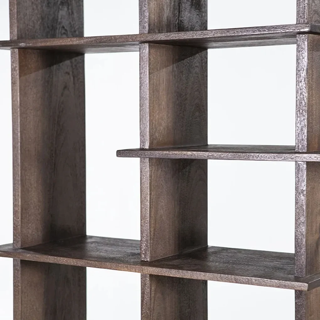 Eleonora Oliver Vakkenkast Mangohout Bruin - 120x40x220cm.