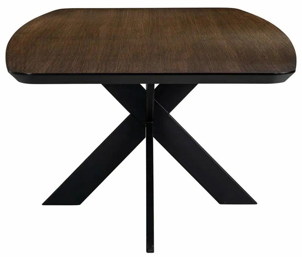 Richmond Interiors Bonvoy Eettafel Deens Ovaal Met Schuine Rand Bruin 260 Cm - 260 X 100cm.