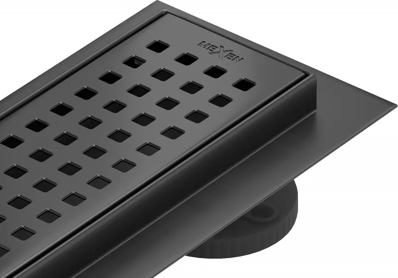 Mexen Flat M08 lineaire afvoer 90 cm, zwart - 1725090-15