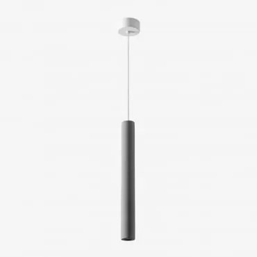 Led-plafondlamp In Amewa Cement Antraciet Grijs - Sklum