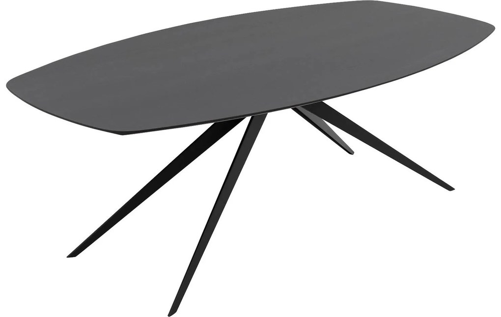 Goossens Excellent Eettafel Uniek, Semi ovaal 220 x 120 cm