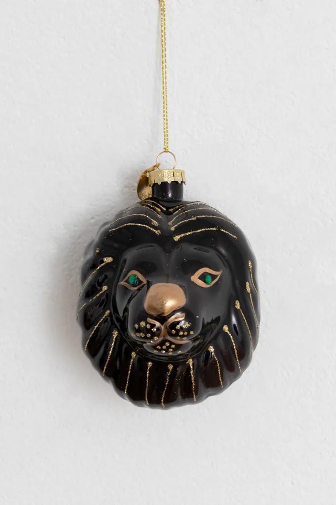 Kerst ornament leeuwenkop