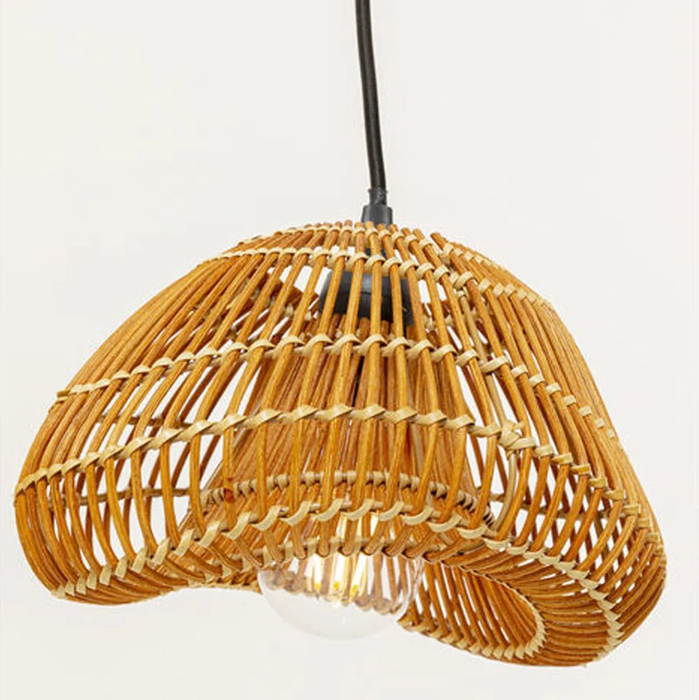 Eettafel Hanglamp Wabi Sabi Rotan