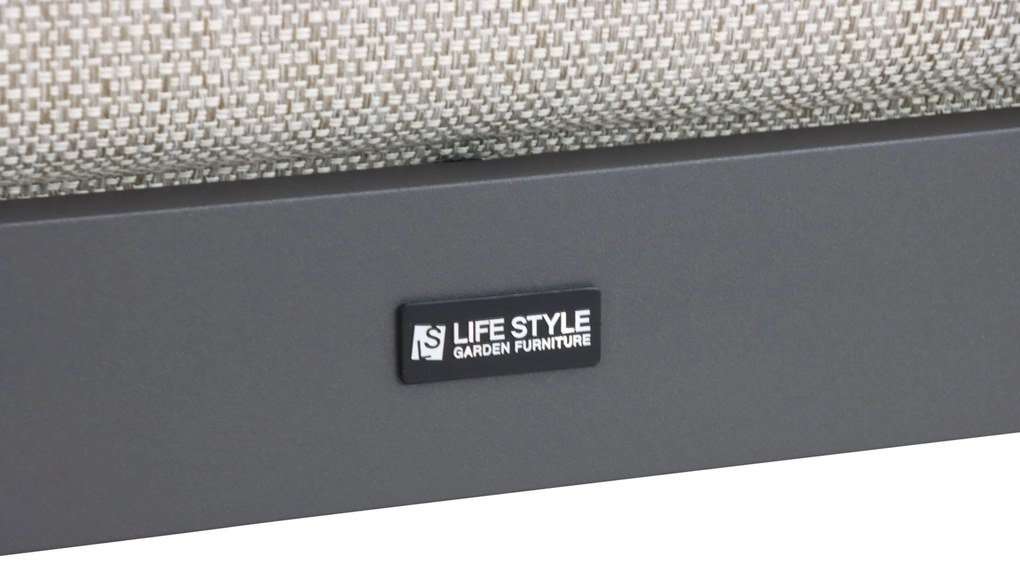 Tuinstoel Aluminium Grijs-antraciet Lifestyle Garden Furniture Luca