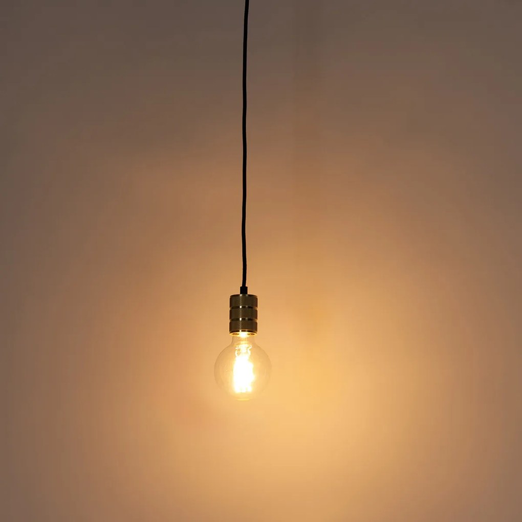 Hanglamp met rail ophanging goud - Iconic Cavalux