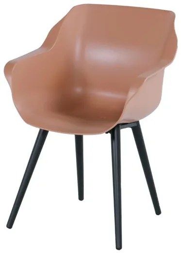 Sophie Element/Rome grey 100x100 cm. 4-persoons tuinset - Terra/Teak