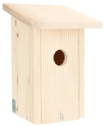 Nestkast voor winterkoning, fsc elzenhout, 14 x 16 x 22 cm