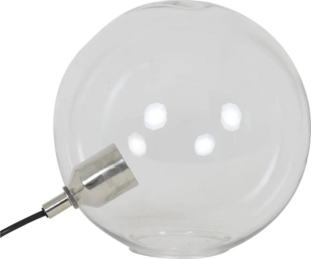 Tafellamp JONI - glas nikkel