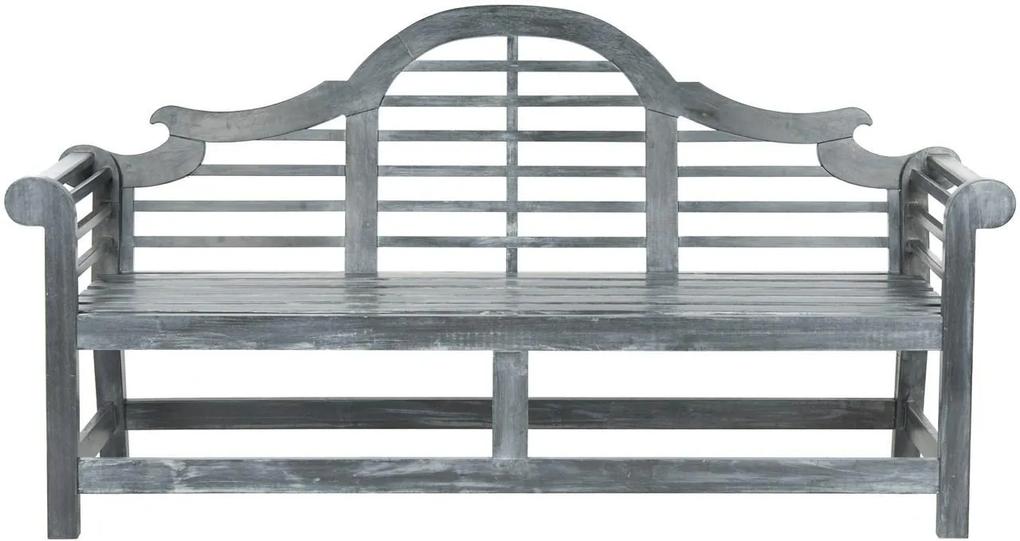 Safavieh Furniture | Tuinbank Savannah lengte 188 cm x breedte 58 cm x hoogte 103,89 cm as grijs tuinbanken acaciahout outdoor tuinmeubelen