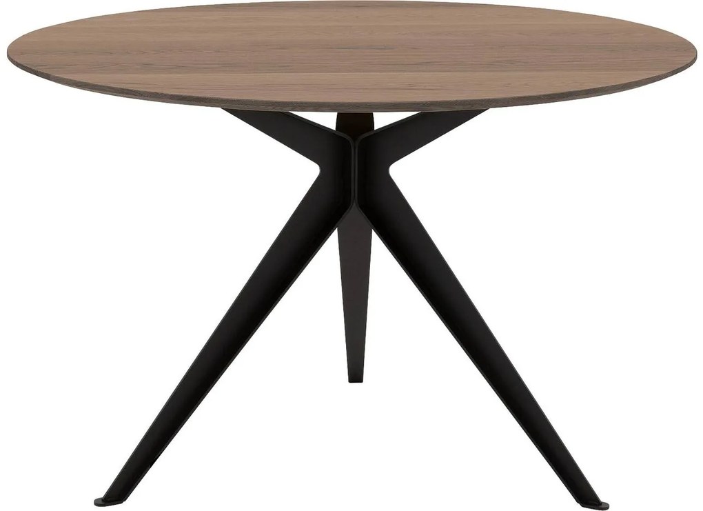 Goossens Excellent Eettafel Kopenhagen, Rond 120 x 120 cm