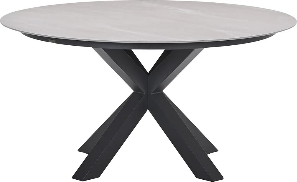 Garden Impressions Pemba tuinset 6-delig - Duuk tuintafel Ø150 cm