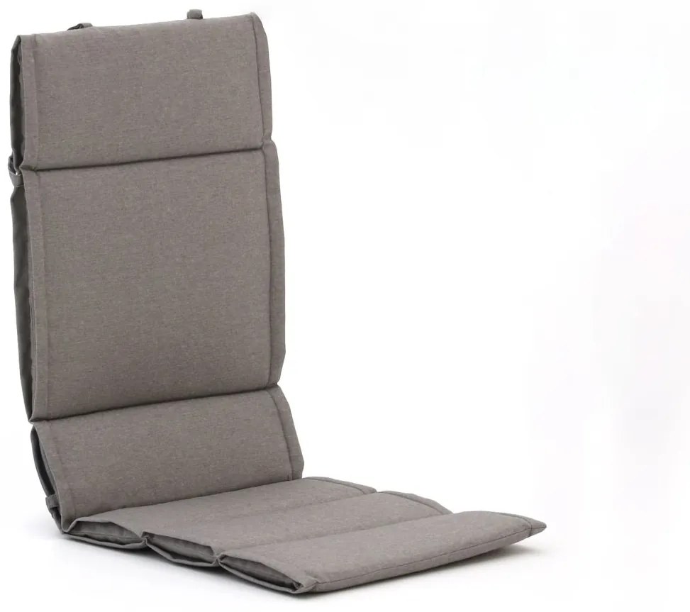 Dunne tuinkussen | Grijs-Antraciet  | Katoen/Polyester | Madison | 125x50cm | Kees Smit Tuinmeubelen