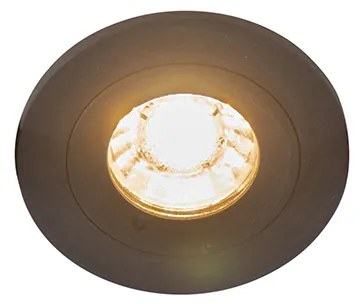 Buitenlamp Set van 6 Moderne inbouwspot zwart rond IP44 - Xena GU10 IP44 Buitenverlichting Lamp