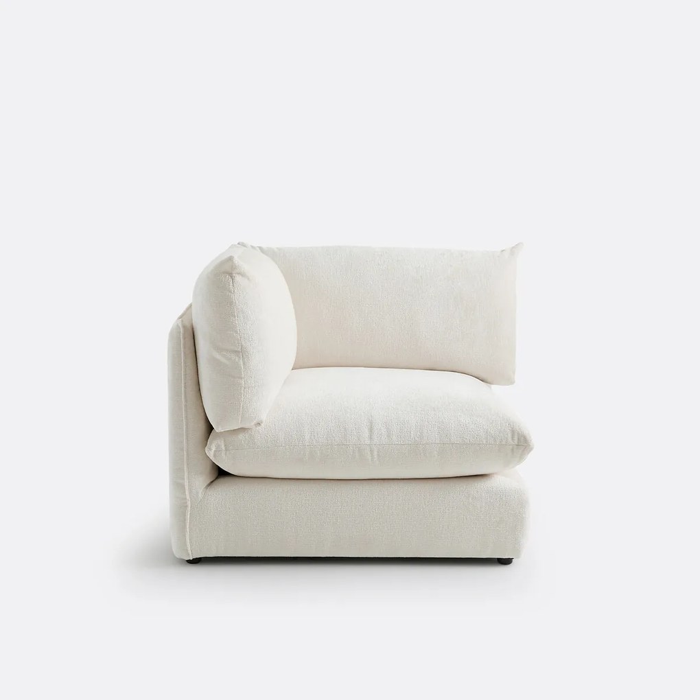 Modulaire bank in getextureerd fluweel, Malo