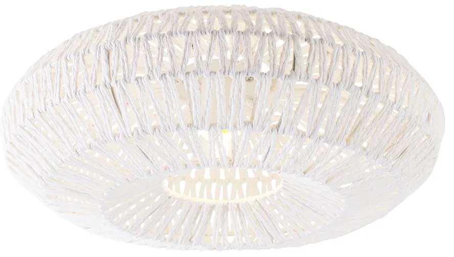 Smart retro plafondlamp wit incl. Wifi A60 - Lina