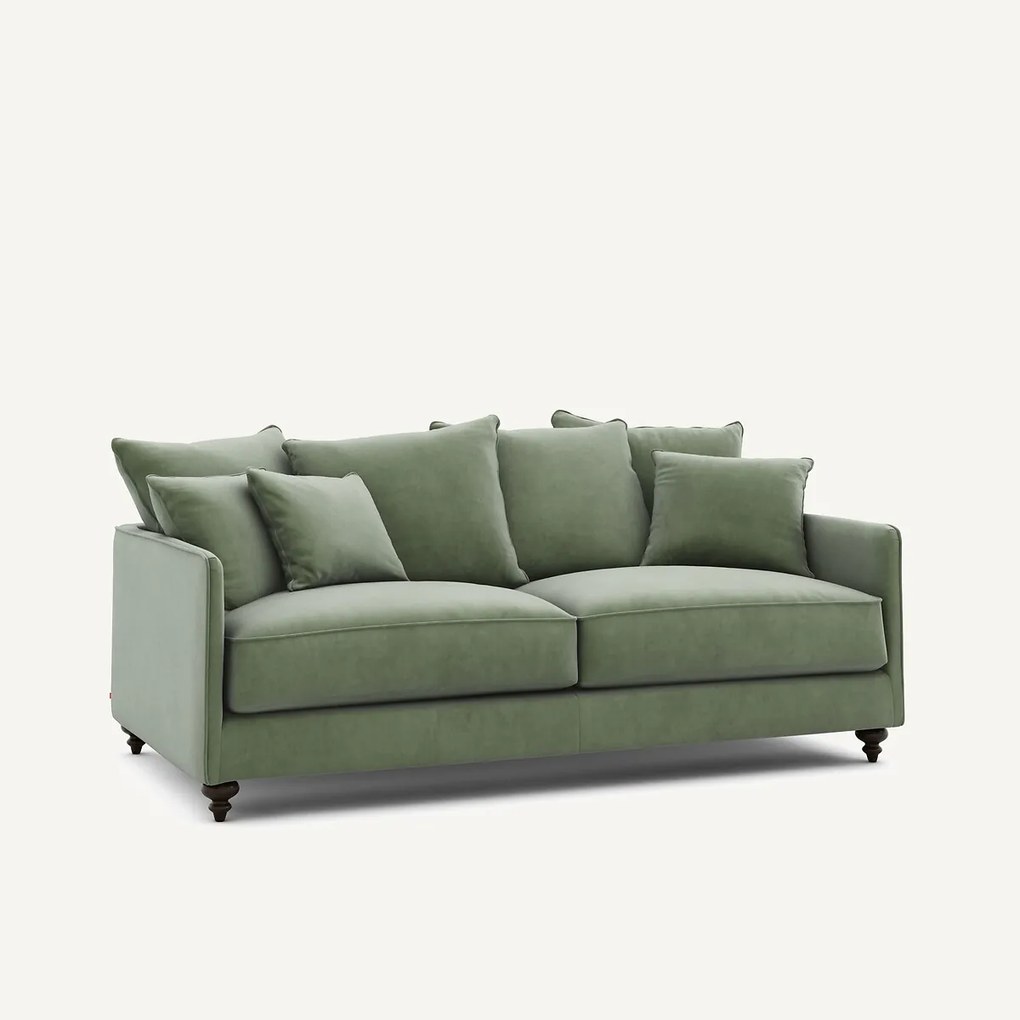 Omvormbare 3-zits fluwelen zetel, Lazare