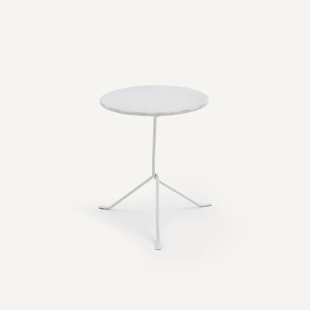 Bijzettafel in geperforeerd ijzer, H42 cm, Joy