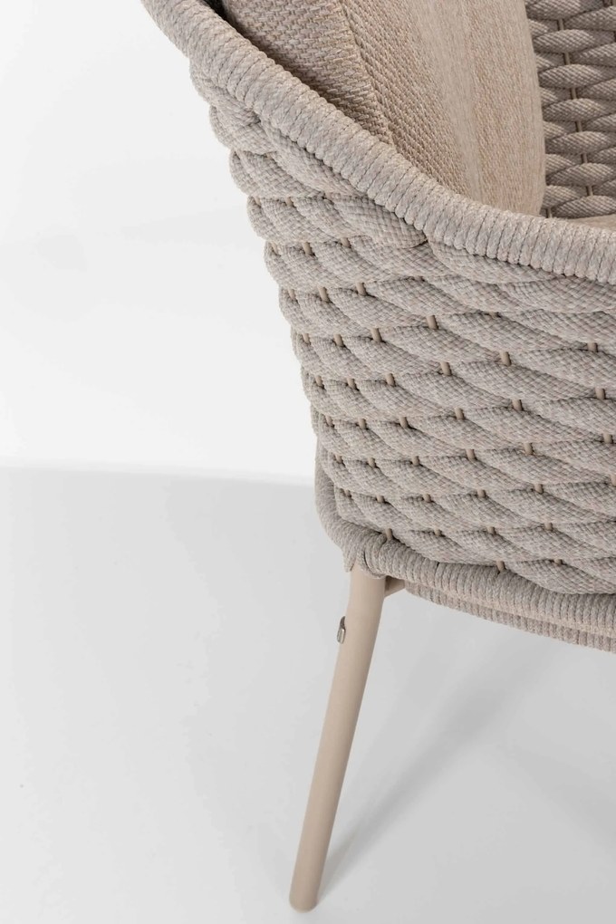 4 Seasons Outdoor Eros tuinstoel latte SALE  Tuinstoel    beige weerbestendig