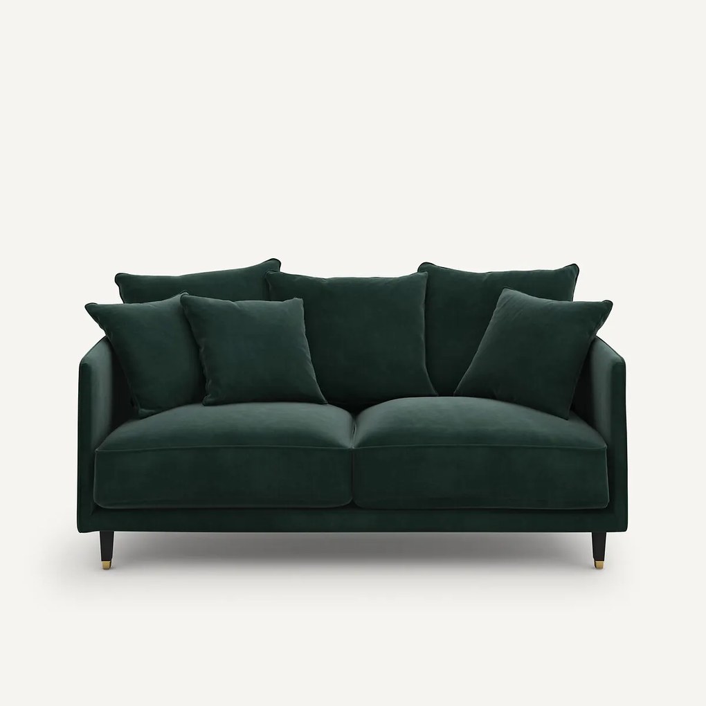 3-zits compacte fluwelen zetel, Lazare