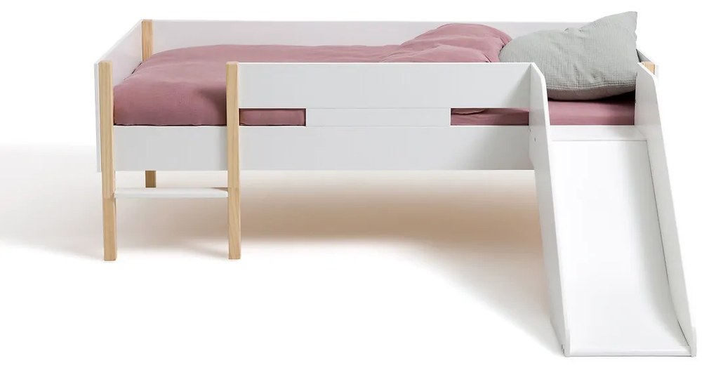 Halfhoog bed met glijbaan, Caume