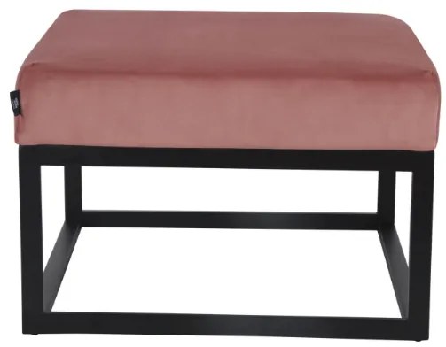 House of Rebels Poef - Hocker - Charl - Velvet - Roze - 60cm - House of Rebels