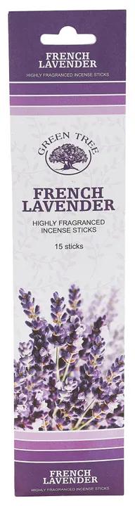 Wierooksticks Green Tree - french lavender - 15 stokjes