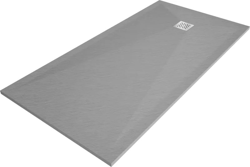 Mexen Stone+ rechthoekige composietdouchebak 200 x 90 cm, grijs-beton - 44619020