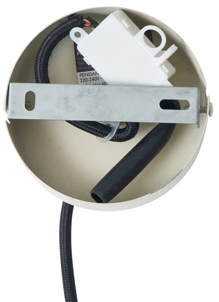 Industriële hanglamp beige 4-lichts - Cage Rack