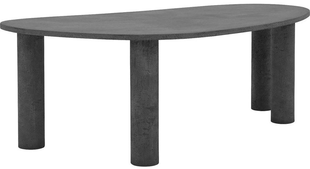 Goossens Eettafel Stone, Organisch 220 x 120 cm