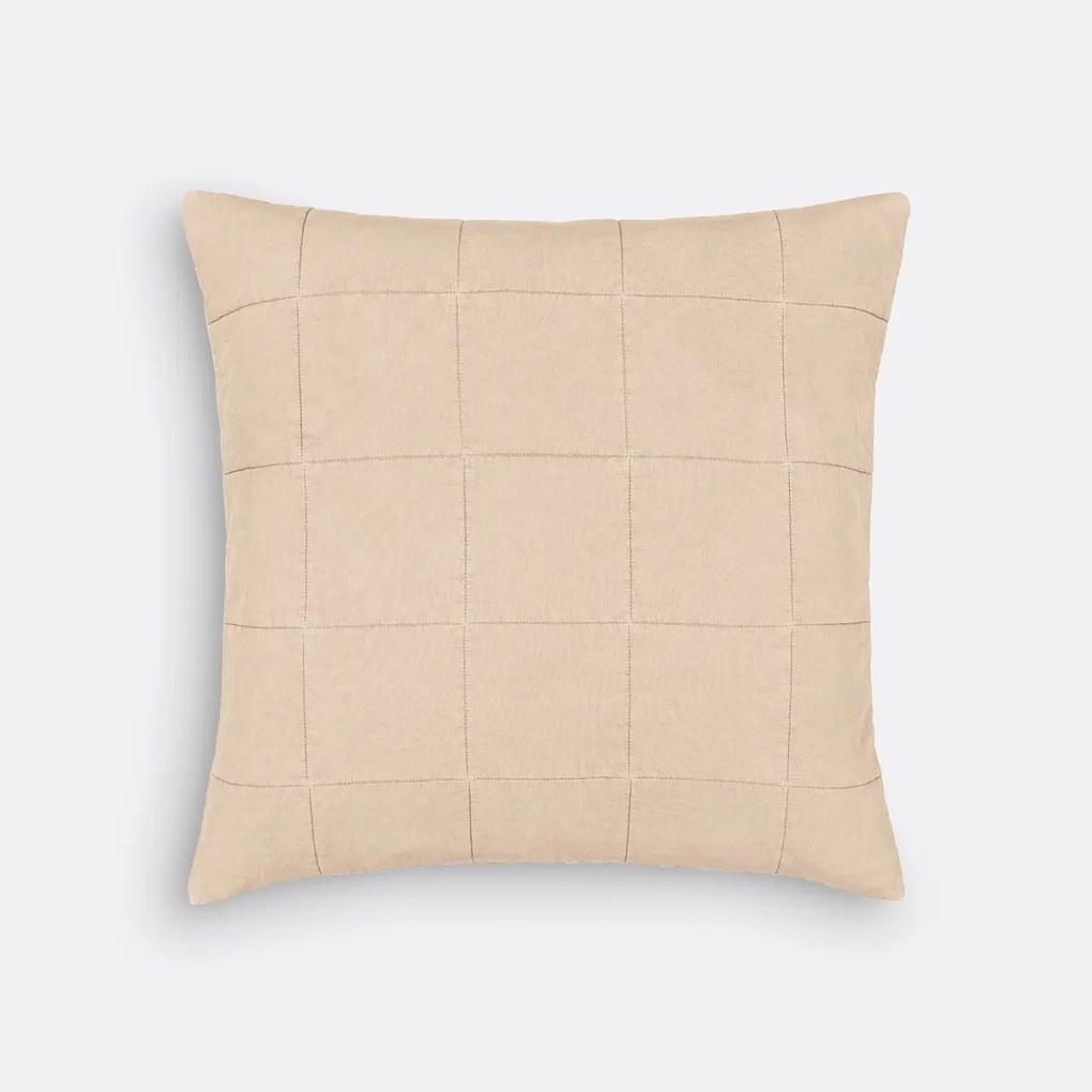 Kussenhoes in gewassen katoen 65x65cm, Sparrow