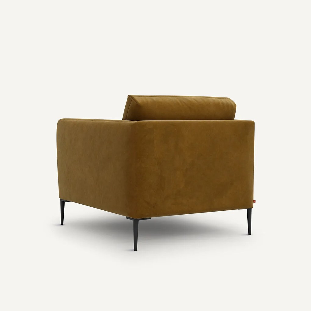 Fauteuil in fluweel, Oscar design E. Gallina