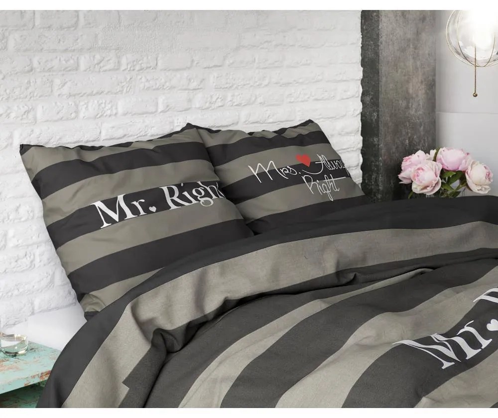 Dekbedovertrekset Mr and Mrs Always | Royal Textile