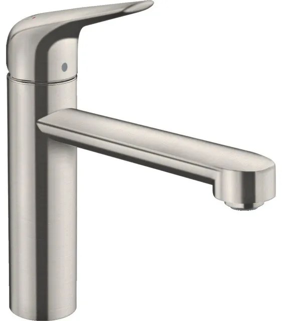 Hansgrohe M42 M421-H120 1-gats keukenkraan m. 360° draaibare uitloop RVS 71806800