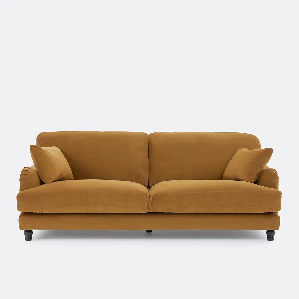 3 of 4-zitsbank van mêlée polyester, Noon