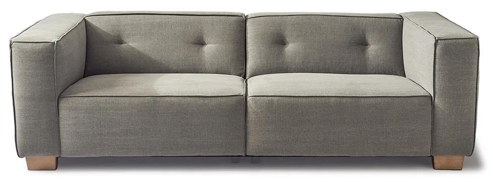 Rivièra Maison - Hampton Heights Sofa 3,5 seater, washed cotton, stone - Kleur: bruin