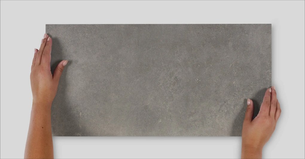 Vloer-/wandtegel betonlook Saqu Concrete Collection 30x60cm donker grijs mat gerectificeerd