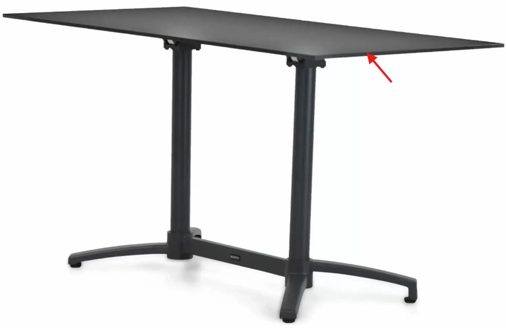 Tuinset 4 personen 140 cm Aluminium Grijs Lifestyle Garden Furniture Sella/Marano